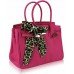 Cute Black Fashion Scarf Tote Handbag in Six Different Colours